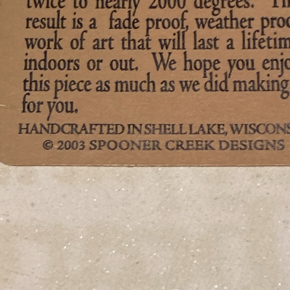 Vintage 2003 Claddagh Ceramic Plaque - Picture 6 of 6